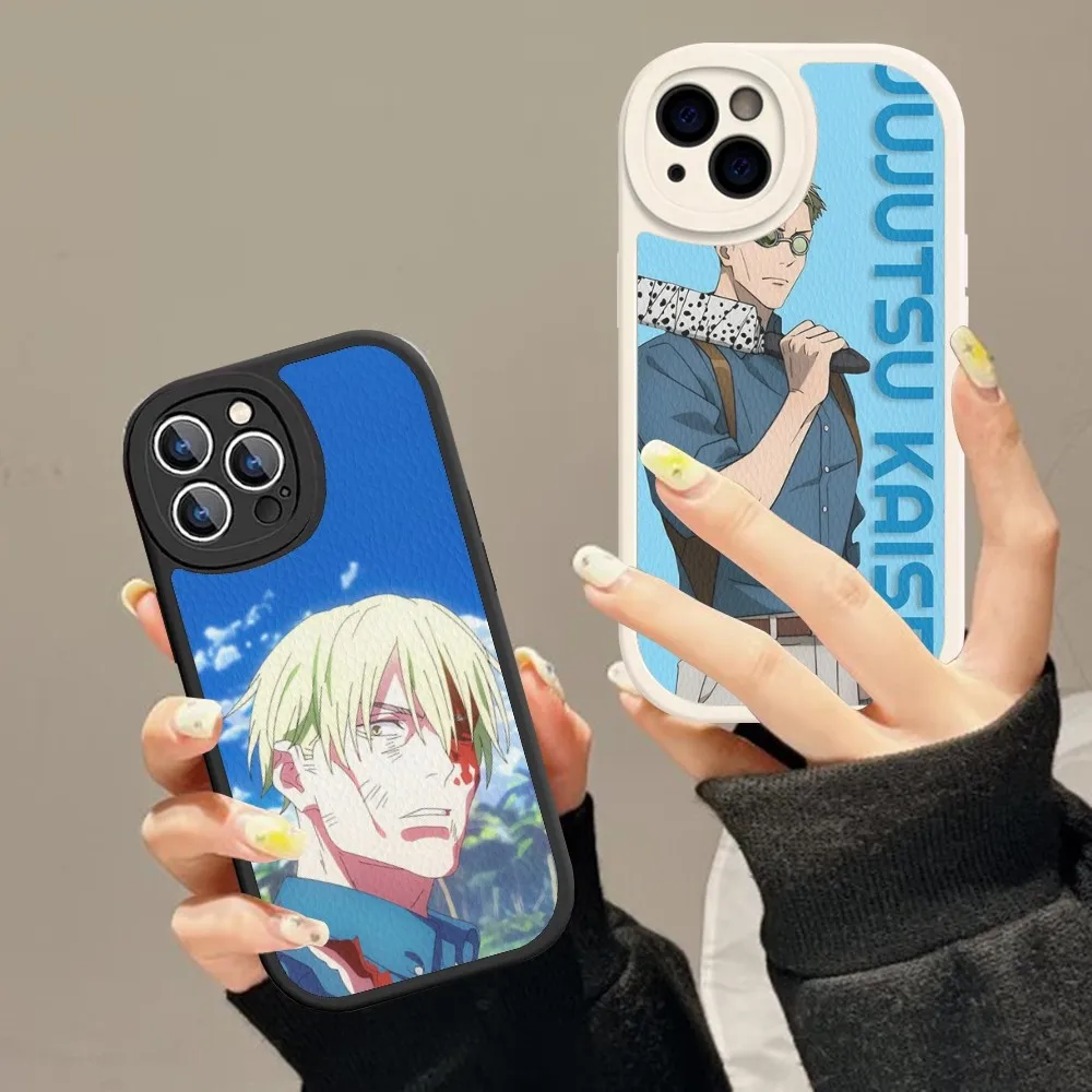 

Kento Nanami Jujutsu Kaisen Phone Case Hard Leather For iPhone 14 13 12 Mini 11 14 Pro Max Xs X Xr 7 8 Plus Fundas