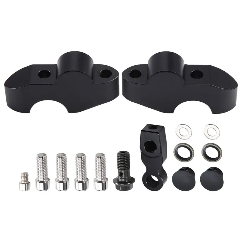 

A99F-Motorcycle Accessories Handlebar Risers Clamp Height Up Backward Extend Adapters For ZXJC 500F ZXMOTO 500F 2025