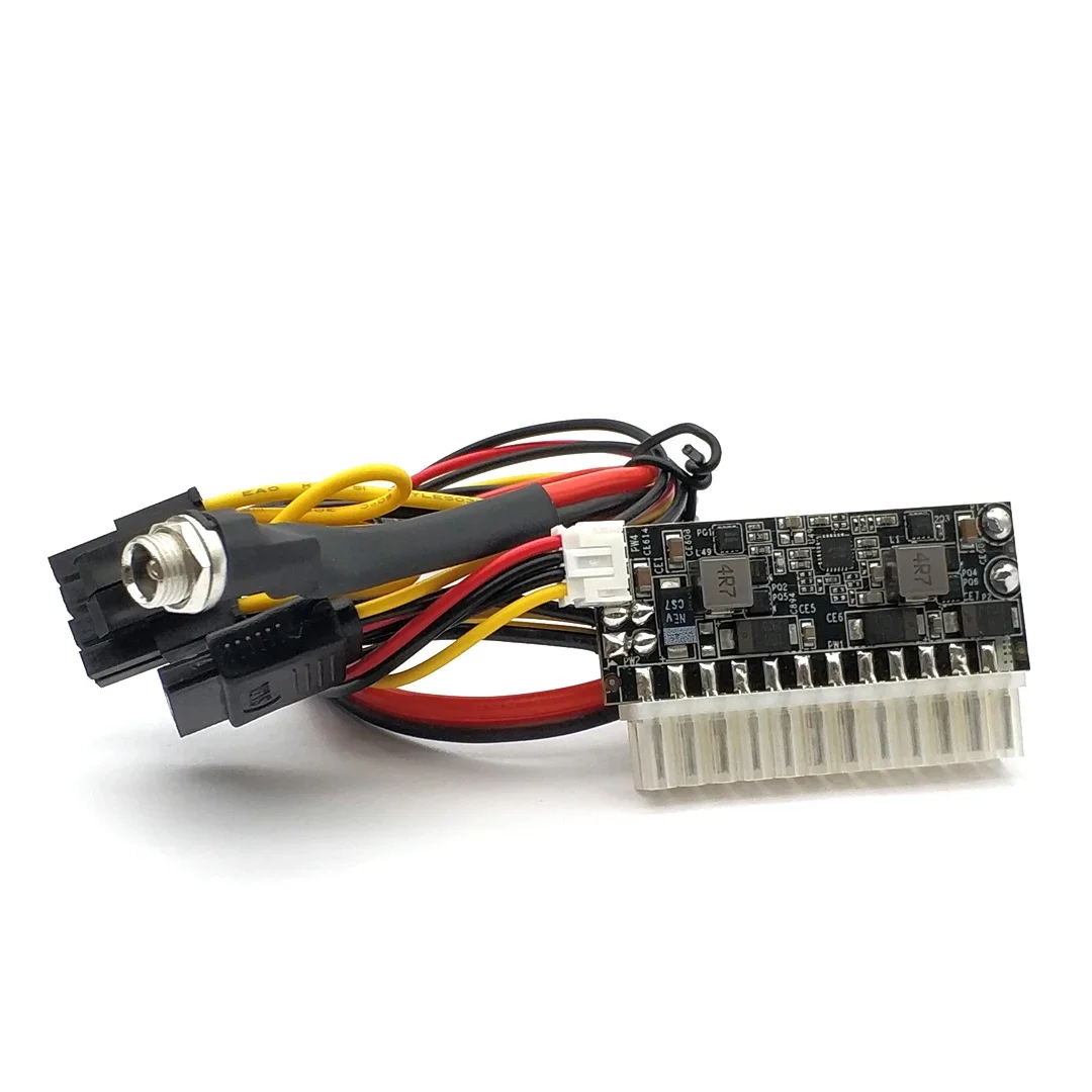 عالية الطاقة 300 واط 12 فولت DC5.5 * 2.5 مللي متر الذكور المدخلات DC-ATX الذروة PSU بيكو ATX التبديل التعدين PSU 24pin MINI ITX تيار مستمر ATX الكمبيوتر امدادات الطاقة