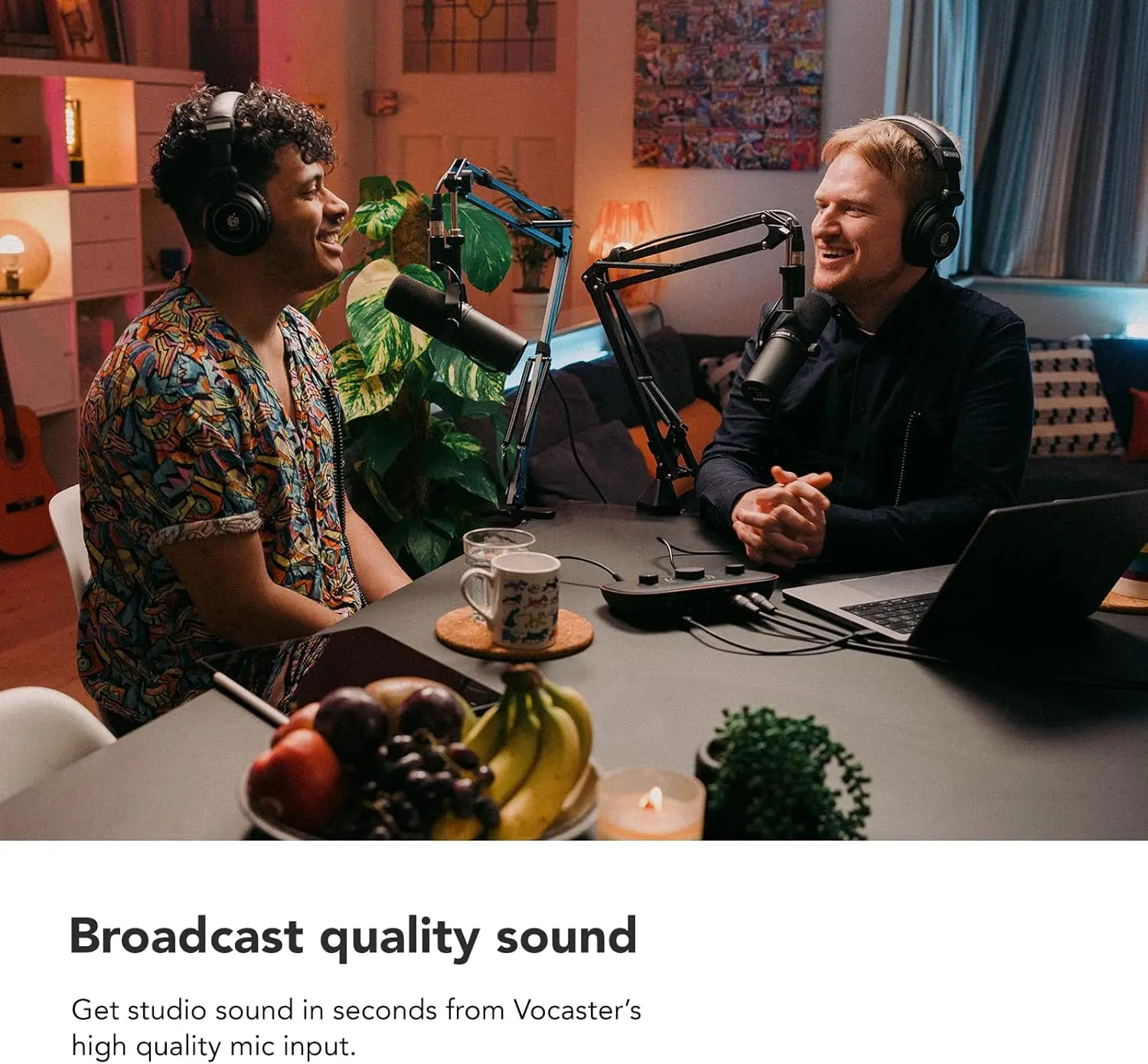 Vocaster Two USB-C Podcasting Audio Interface