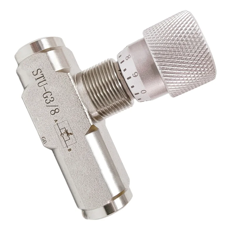 

Гидравлический дроссельный клапан ABJI-STU STU-G3/8 Клапан регулирования расхода Односторонний клапан регулирования скорости гидравлического цилиндра высокого давления