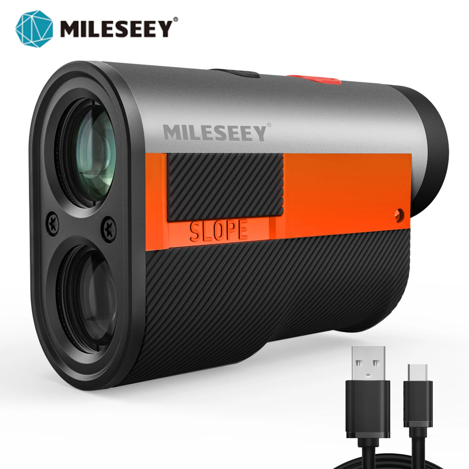 MILESEEY Range Finder GPF12,Professional Rangefinder with Bite Magnetic Mount, Flag Lock,Vibration, Slope Switch,Fast Delivery