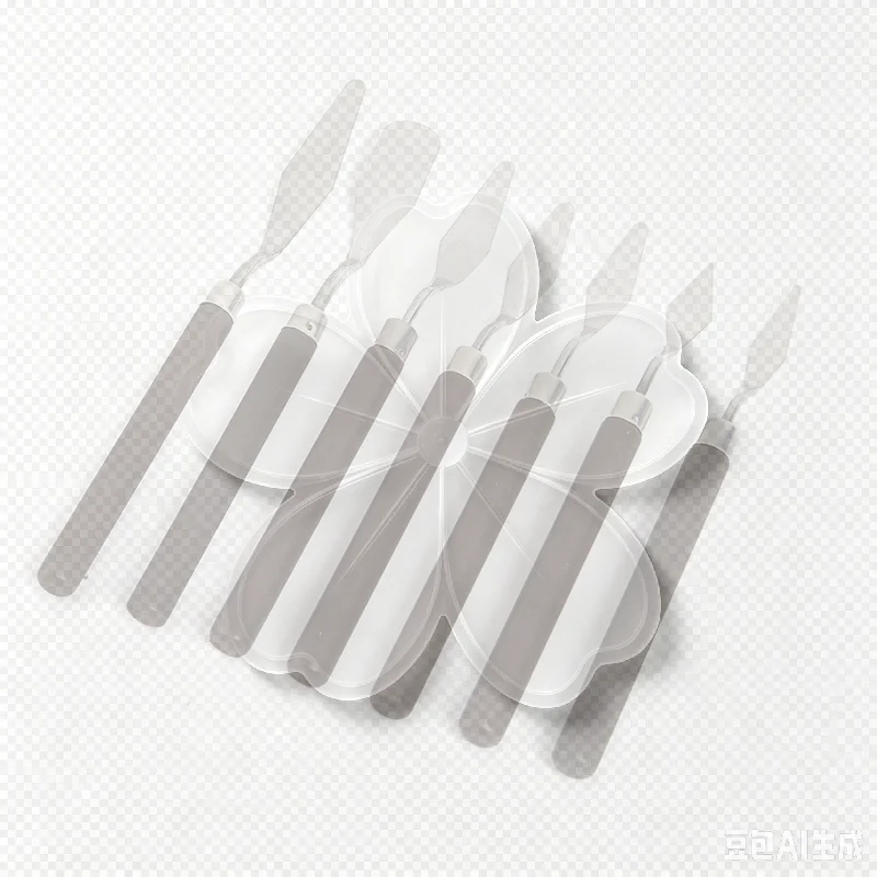 7Pcs/Set Stainless Steel Oil Painting Knives Oil Painting Scraper Art Tools