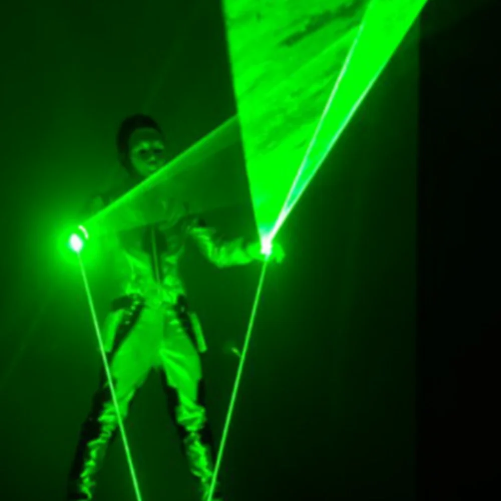 Épée laser rechargeable pour performance scénique, bleu 450 nm/rouge 650 nm
