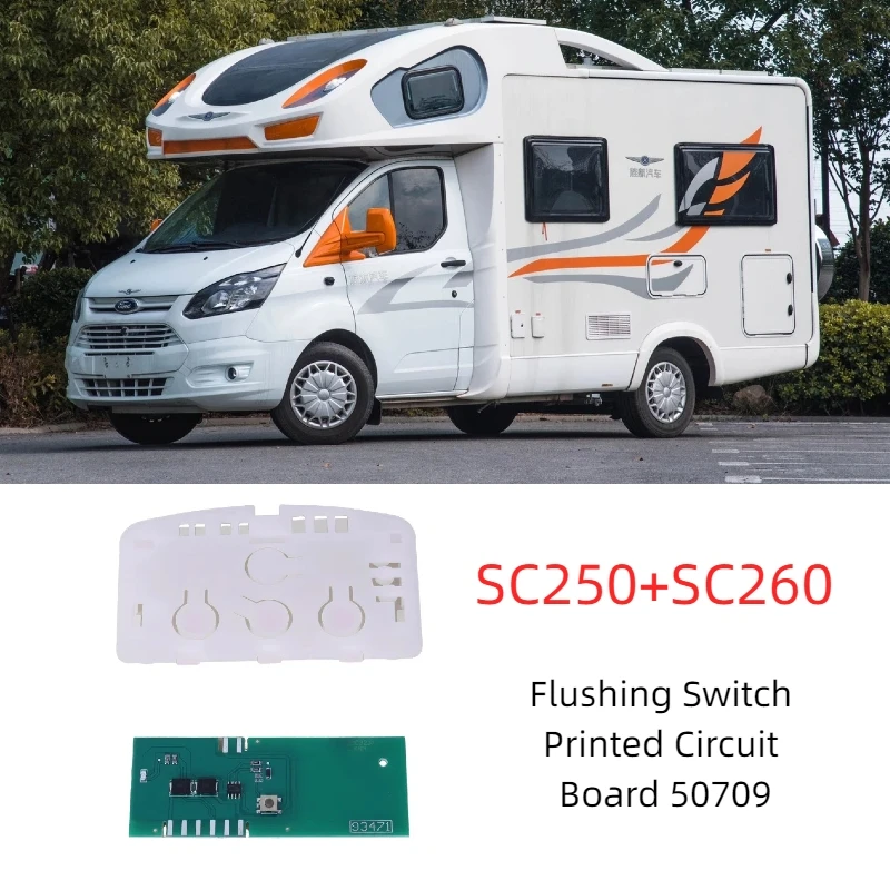 For Thetford Cassette Toilet SC250 C250 C260 Flushing Switch Printed Circuit Board 50709 RV Accessories