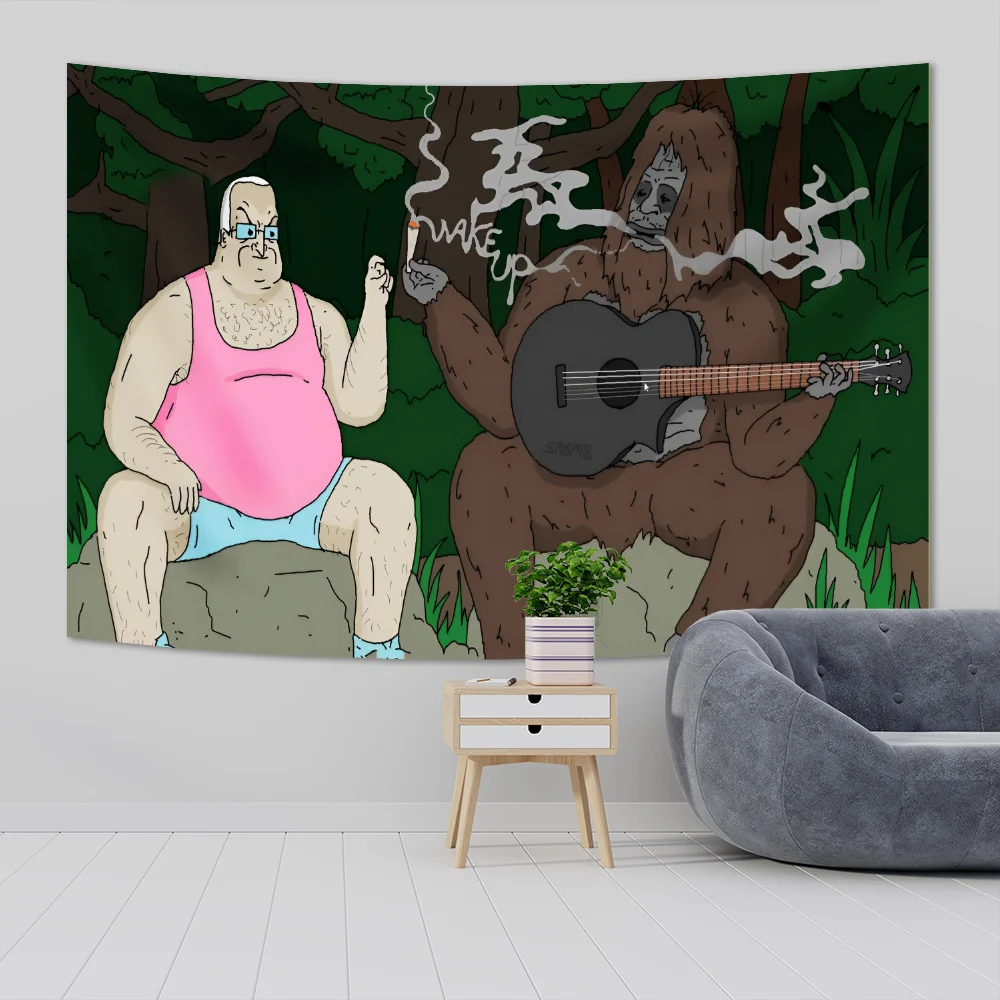 

The Big Lez Show Funny Tapestry Wall Hanging Living Room Kawaii Room Decor Flags Carpets Home Background Banner The Best Gifts