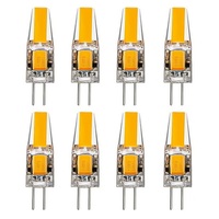 10pcs Dimmable Mini G4 LED COB Lamp 2W 3W 6W Bulb AC DC 12V 220V Candle Lights Replace 30W 40W Halogen for Chandelier Spotlight