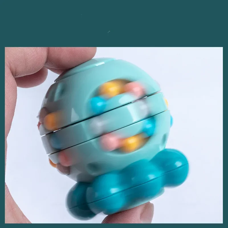 Magic Bean Cube Finger Rotating Giocattoli antistress per adulti Bambini Antistress Regali per alleviare l'ansia Puzzle