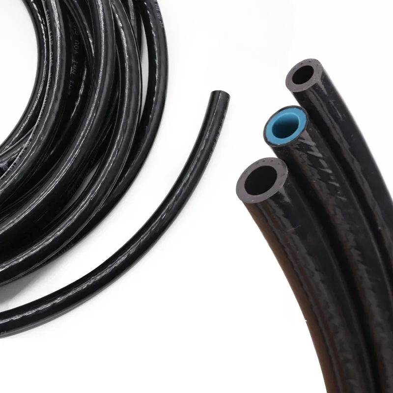 

Масляная трубка 1/2 м, двухслойная смоляная топливная трубка, черный, синий сердечник, внутренний диаметр 6 ~ 25 мм, маслостойкая походная трубка, бензиновый шланг, дизельный трубопровод