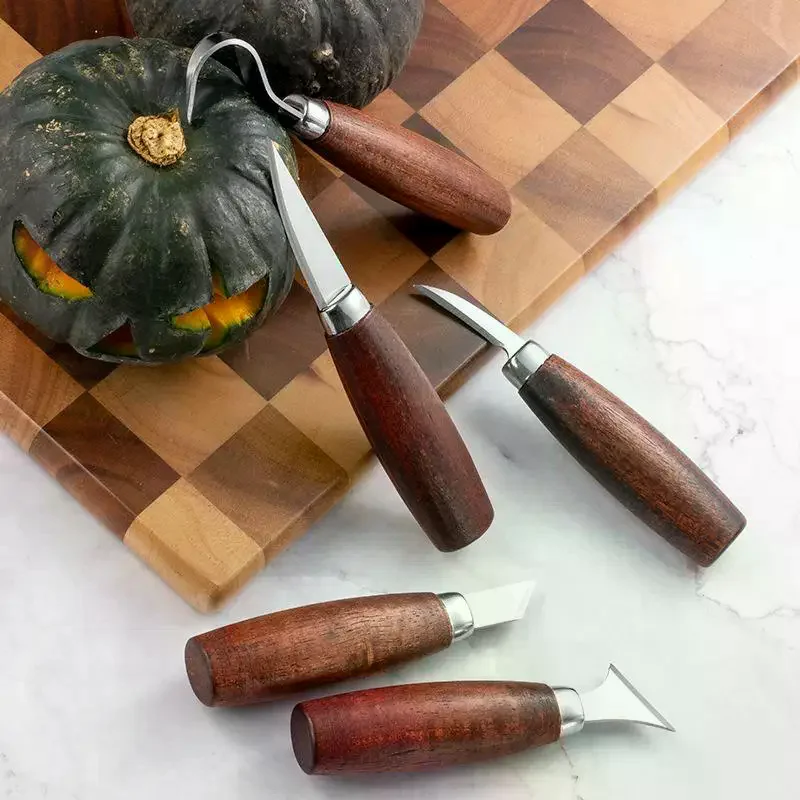 5pcs Tools For Wood Carving Chisel Woodworking Cutter Hand Tool Set Wood Carving Knife DIY Peeling Woodcarving