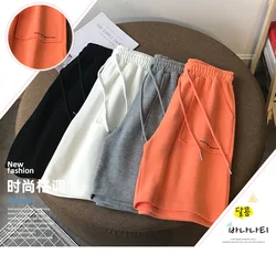 Summer Women Sports Shorts Short Pants vintage track shorts pocket wide leg loose pants high waist Unisex Streetwear Harajuku