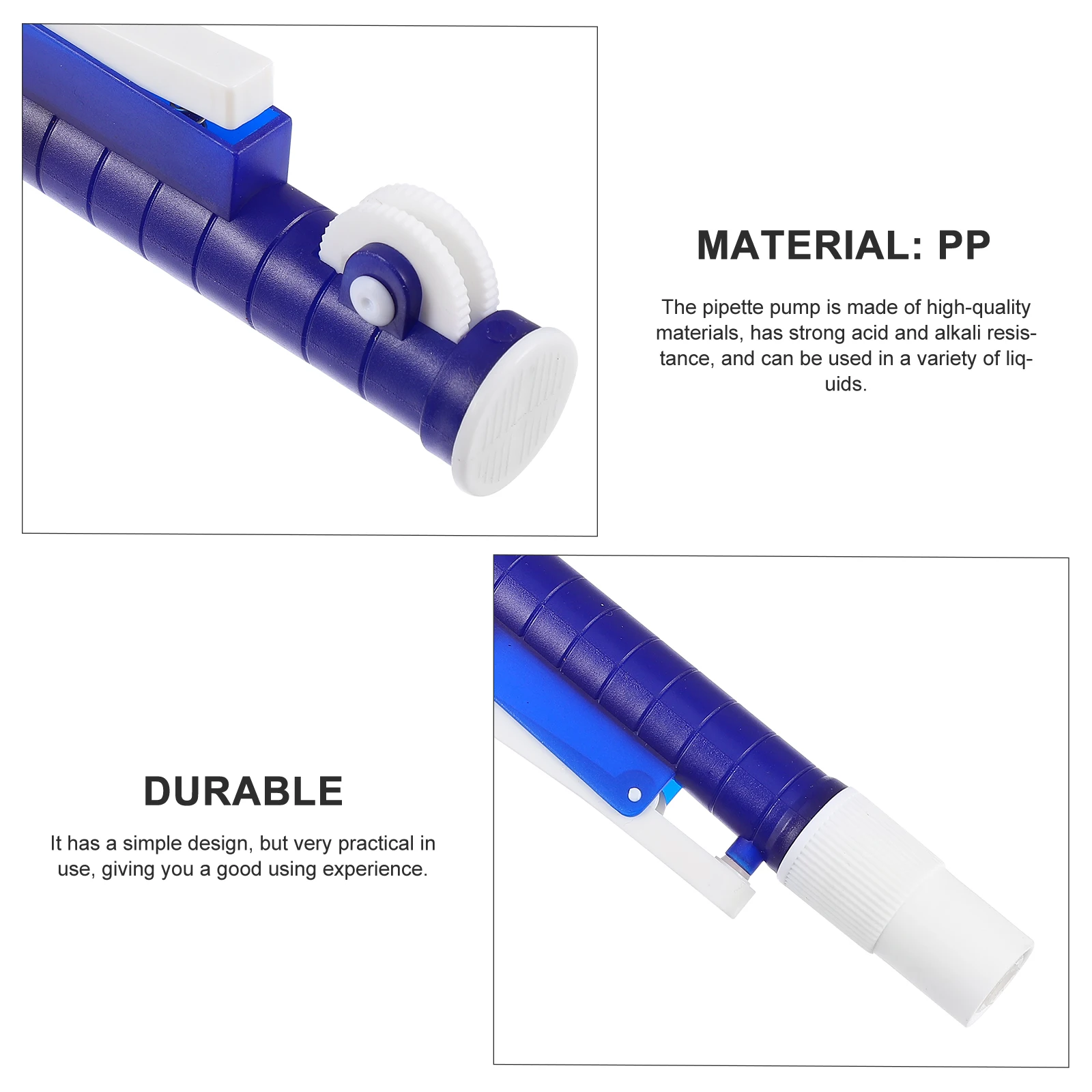 

Pipette Pump 2Ml Thumb Wheel Tool For Precise Filling Side Level Dispensing Pp Laboratory Instrument High