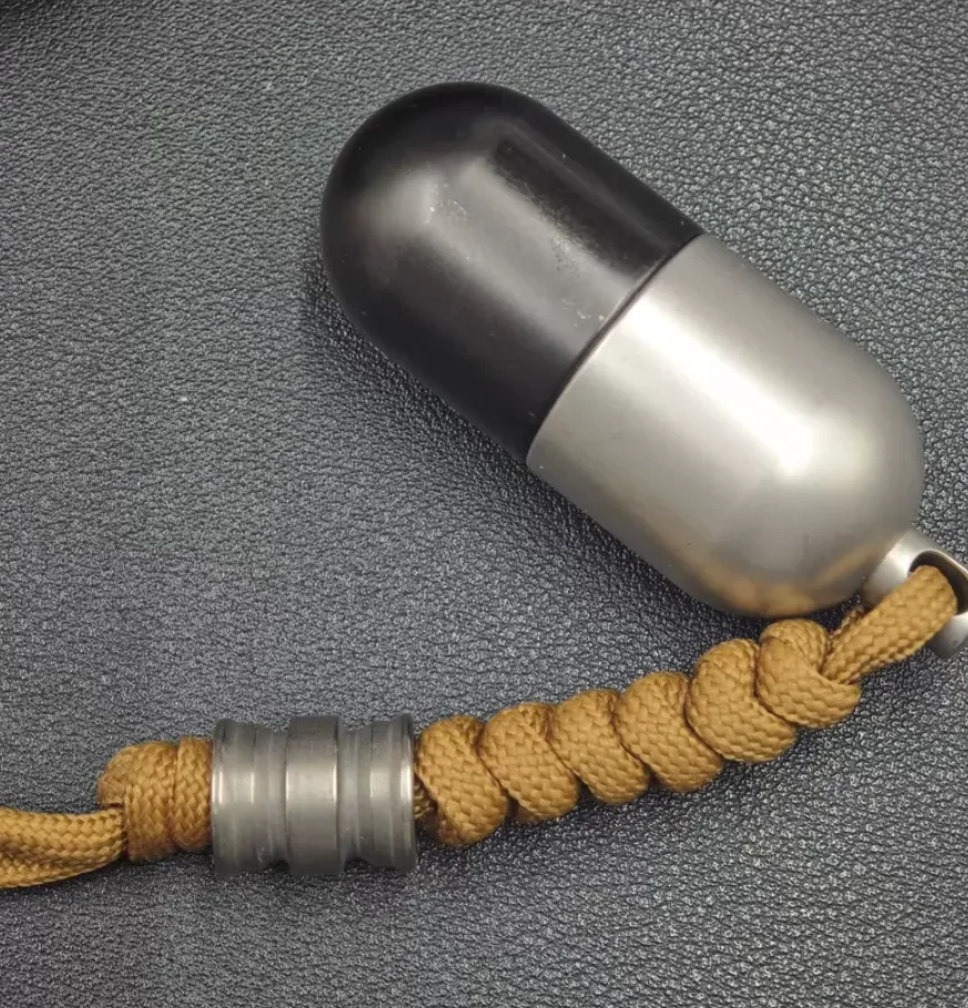 Used EDC MOT Qingwen Capsule EDC fidget slider decompression toy