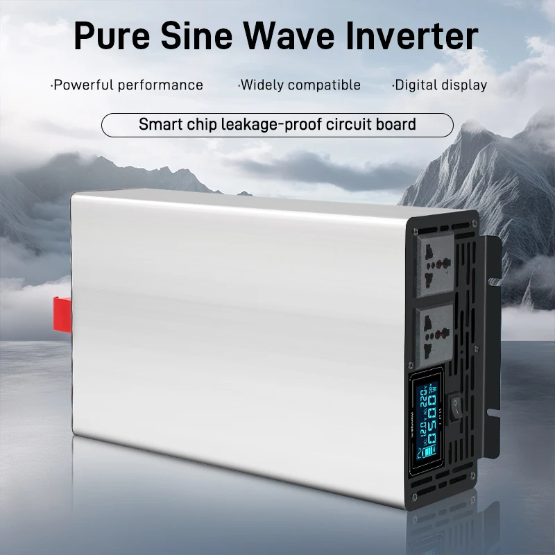 Pure Sine Wave Inverter 12V 24V 48V To 110V 220V 300w 500w 2000w 3000w Multiple Voltage Power Converters Dc To Ac Power Inverter