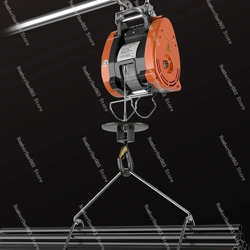 Hoist Portable Suspended Small Hoist Ultra High Efficiency Cable Winch Mini Electric Hoist Crane