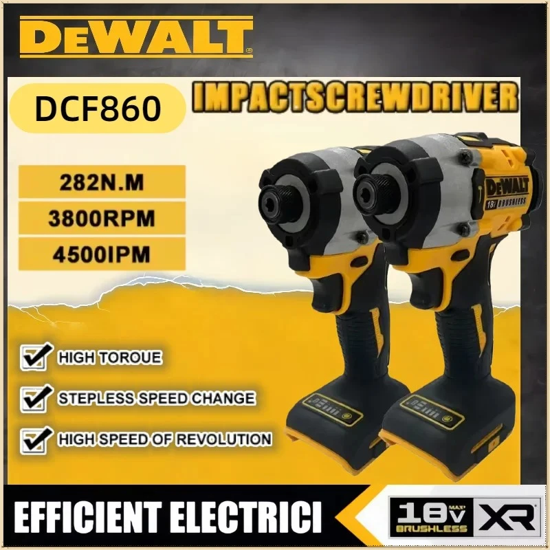 

Аккумуляторный бесщеточный ударный шуруповерт Dewalt DCF860, 18В, 282 Н·м, легкий (1 кг), электроинструмент