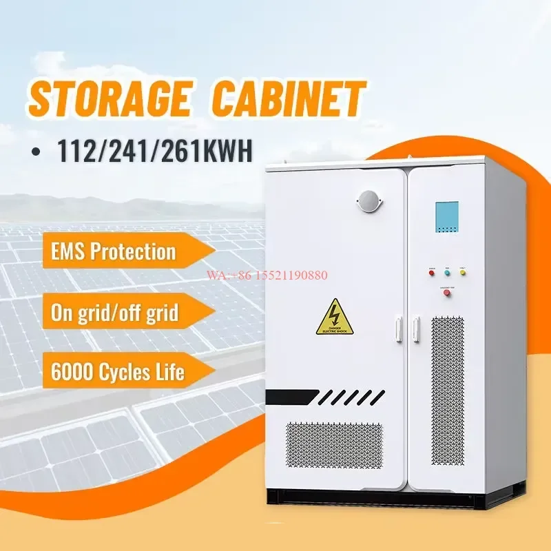 WMWMNU Heavy Duty Outdoor LiFePO4 Grid Energy Storage Cabinet IP65 Air Cooling RS232 RS485 CAN Communication Industrial