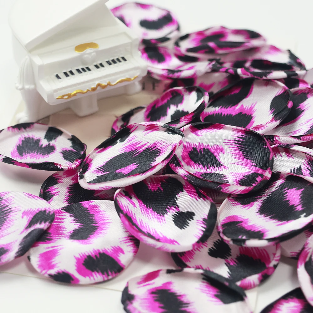 100pcs/bag Leopard Print Rose Petals Wedding Decorations Wedding Accessories Marriage Party Photography Props image 6