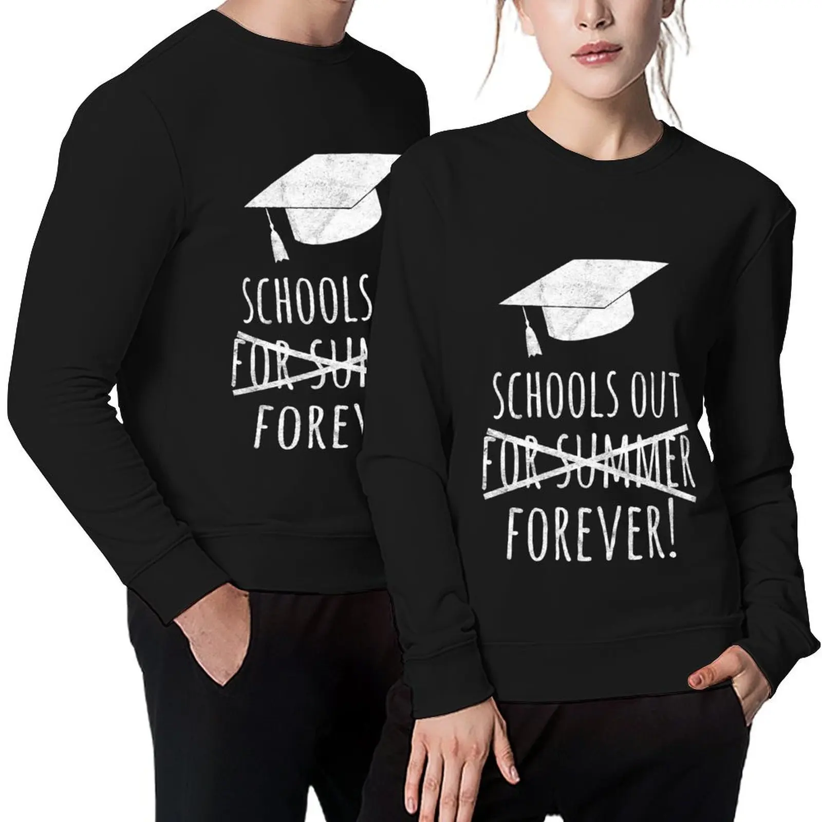 

Schools Out FOREVER! Pullover aesthetic clothing anime clothes japanese style korean autumn clothes sweatshirt for men