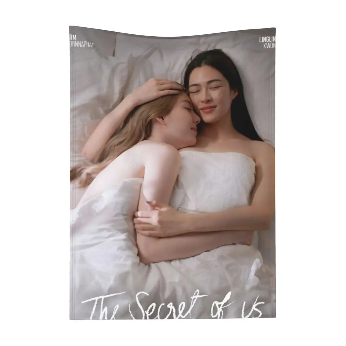 Lingorm Lingling Kwong Ormkornnaphat Photo 100x150cm Thai TV The Secret of Us Drama Stills Lunch Blankets