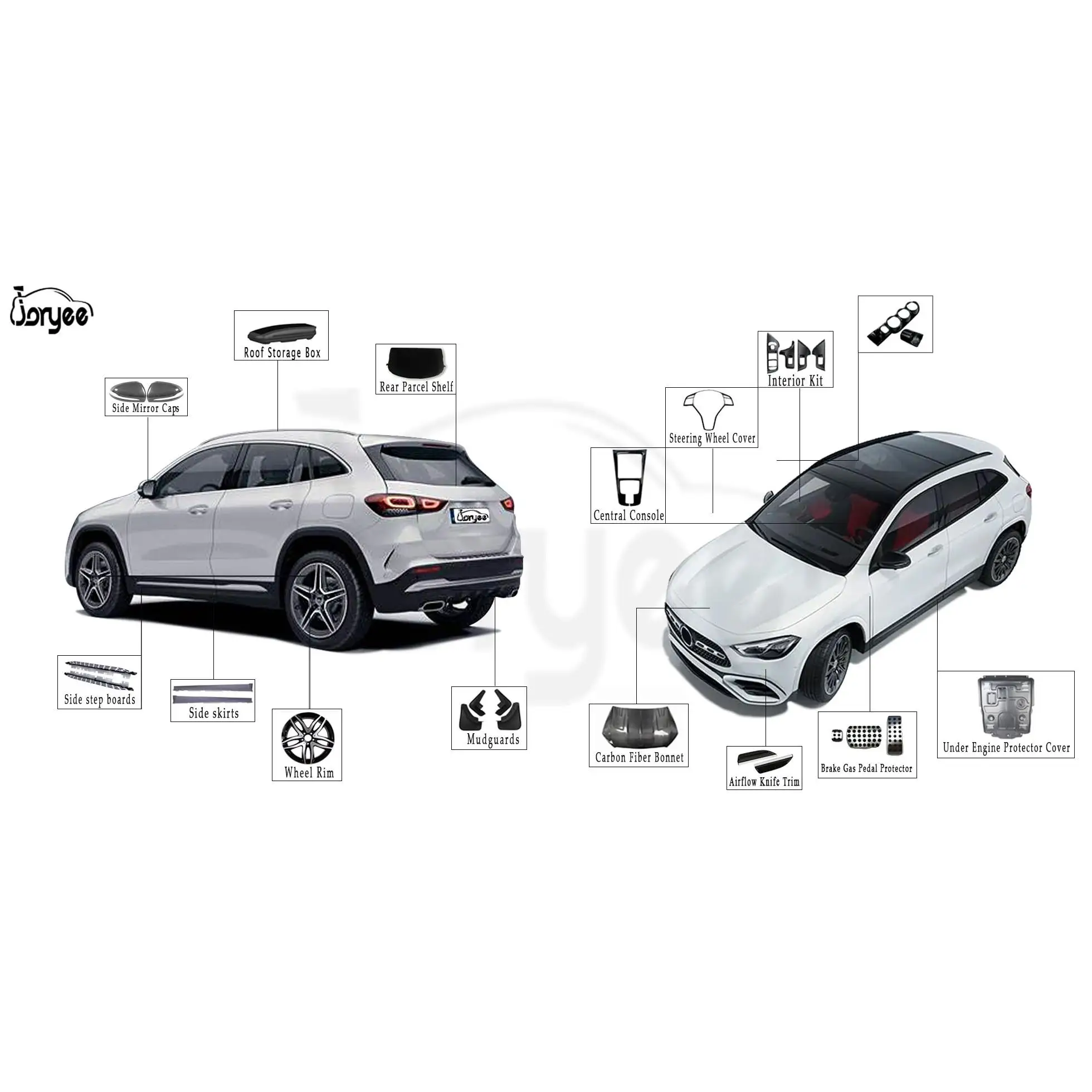 Retractable Boot Rear Parcel Shelf Roller Blind Trunk Cargo Cover for Volvo V60 2019-2024 2020 2021 2022 2023 Car Spare Parts
