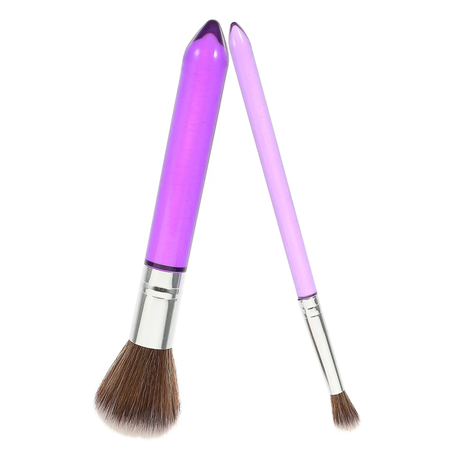 2Pcs Plastic Nylon Cake Painting Brushes Kit Easy-to-Use Food-Grade Decorating Tools for Dessert Art Fondant Design Baking