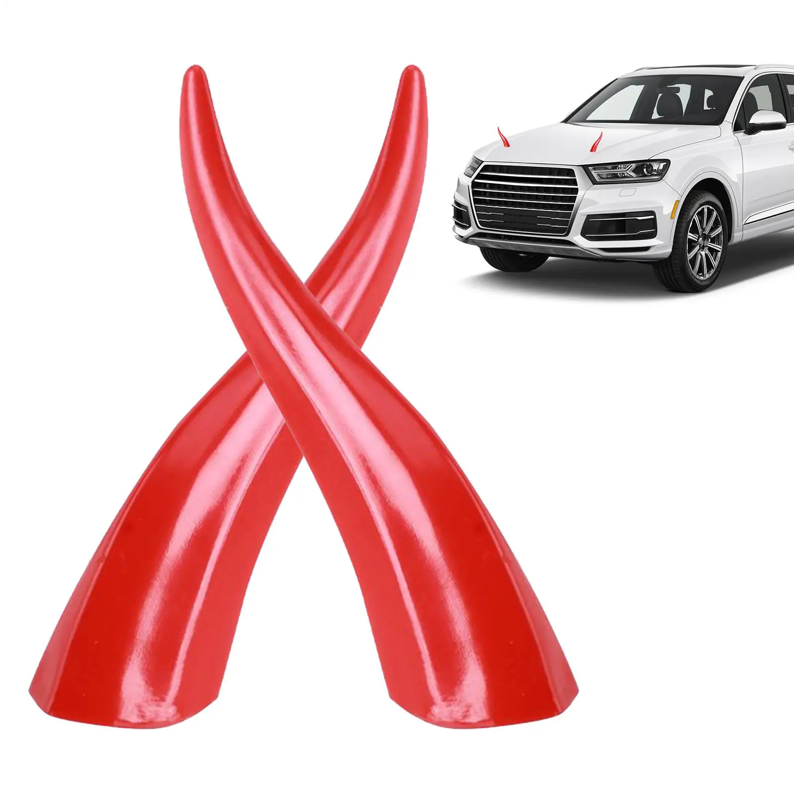 

Украшение на крышу автомобиля, 2 шт., рог дракона, внешняя модификация автомобиля, внешнее украшение для внедорожников, автофургонов, грузовиков, дорожных поездок, транспортных средств