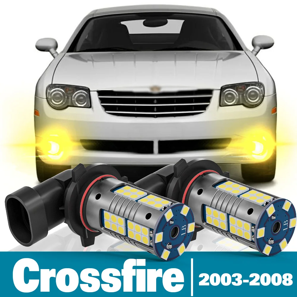 

2pcs LED Fog Light For Chrysler Crossfire Accessories 2003 2004 2005 2006 2007 2008