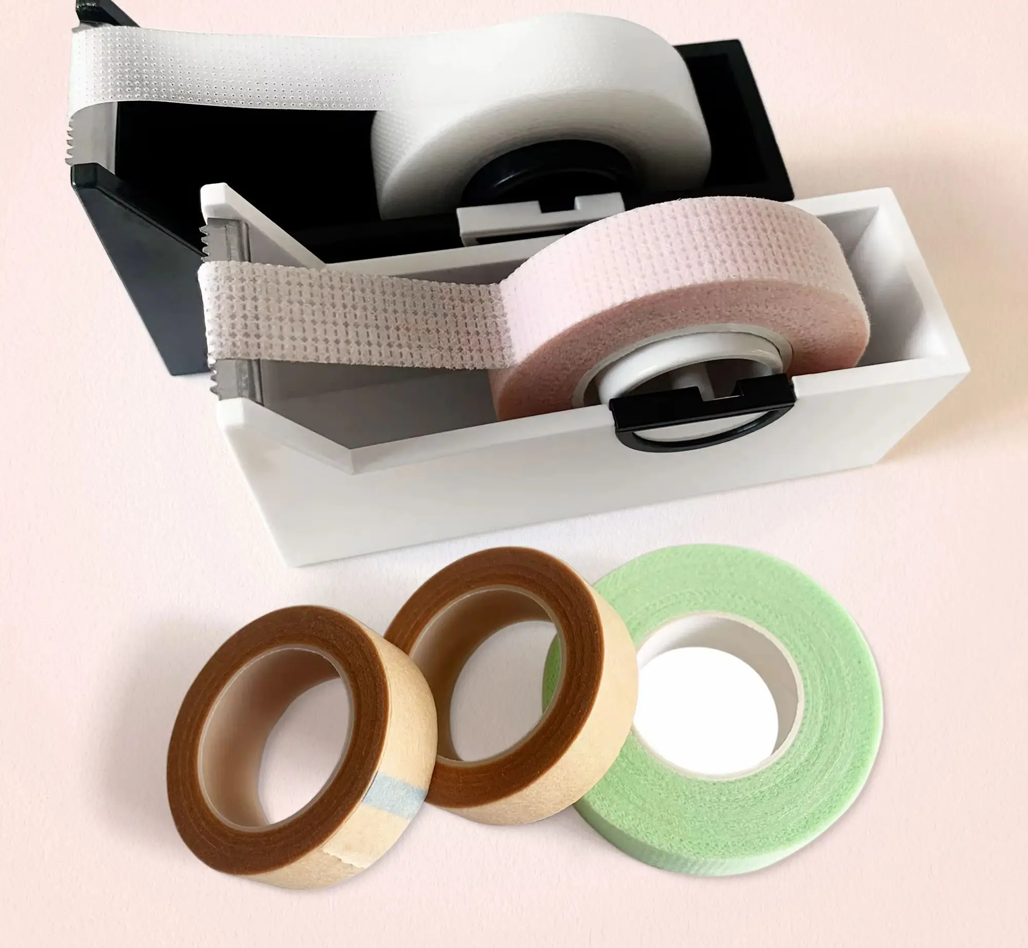 1pc Tape Cutter  Eyelash Extension Adhesive Tape Holder Grafting Eyelash Extensions Plastic Rotating Tape Cutting Makeup Tools