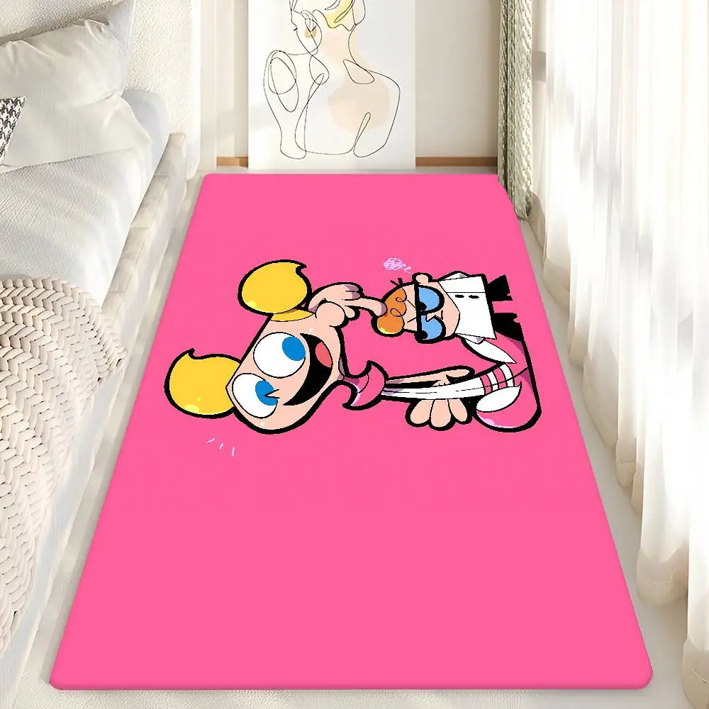 Cartoon D-Dexters Laboratory Door Mat Room Bedroom Decoration Balcony Anti-Slip Doormat Living Room Doormat Area Rug