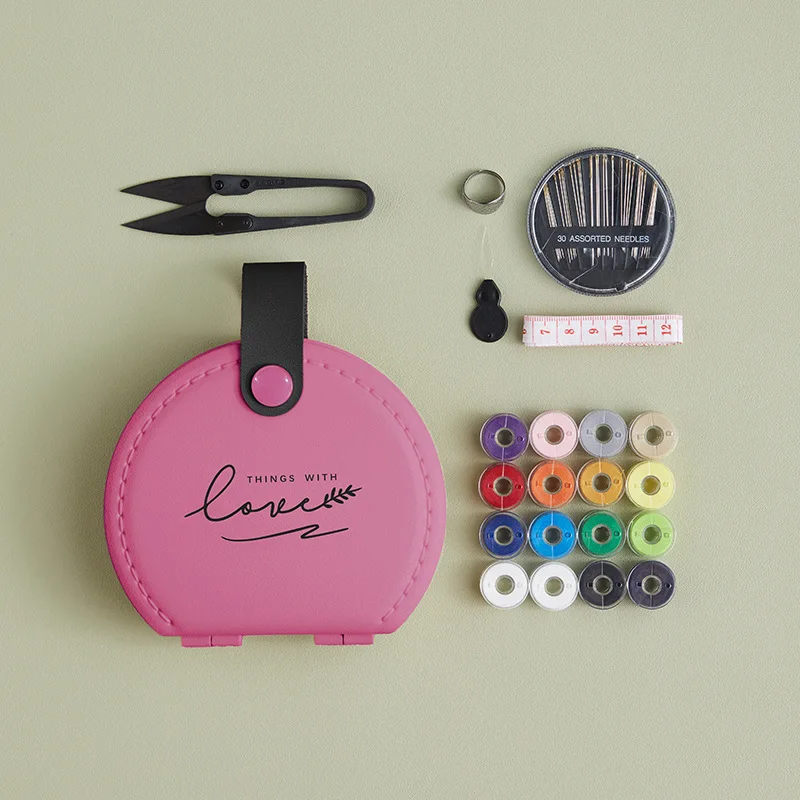 

Self Designed Dopamine Inspired Portable Dorm Sewing Needle and Thread Kit Set Lux Organizer Compact Stylish Dorm Storage