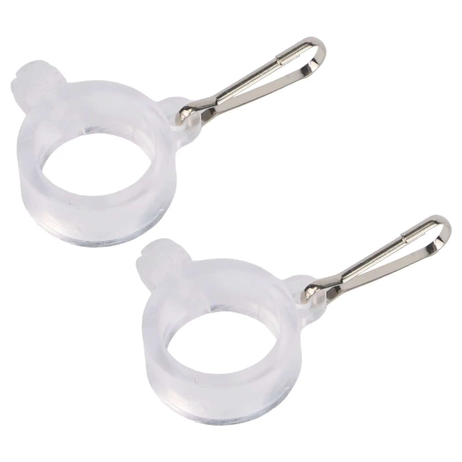Flagpole Mounting Rings with Grommet Clips 2pcs for 1 Inch Poles Anti Wrap Design Stops Flags from Twisting or Tangling
