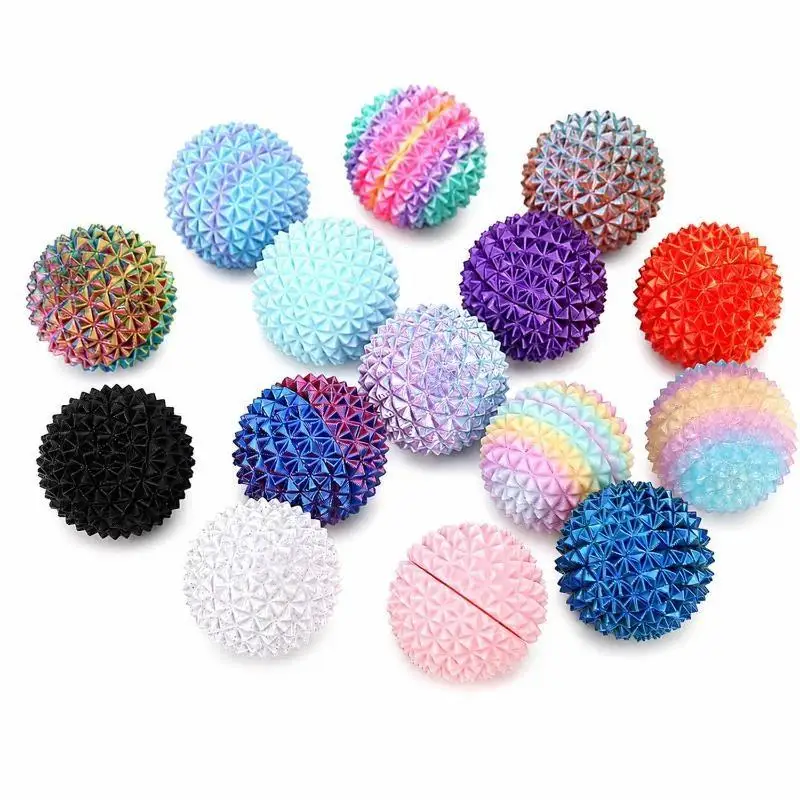 1Pcs 3D Printed Multi Thorn Sphere Massage Balls Stress Relief Tactile Tools Sharp No Strain Deep Relief