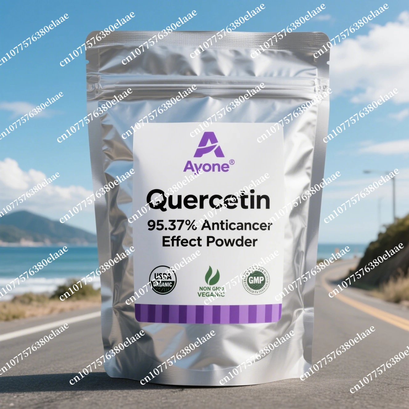 DIY QUER maßgeschneidert für 99 % Quercetin-Pulver mit Aluminiumfolienverpackung für schnell gelieferte handgefertigte Seifendüfte