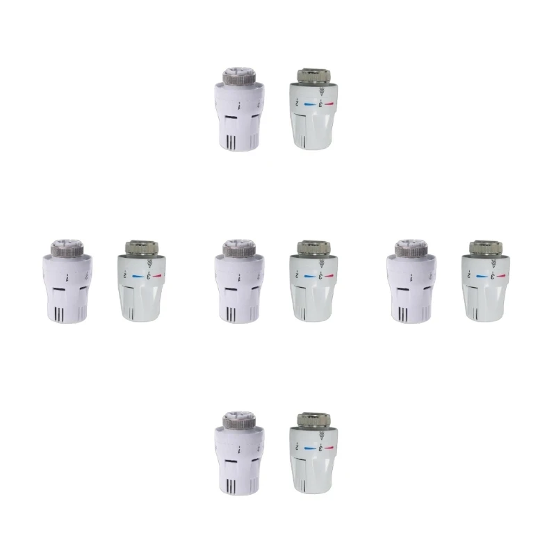 

5Pcs Radiator Thermostatic Thermostatic Head Radiator Thermal Head Controller Radiator Thermostat For Heating System