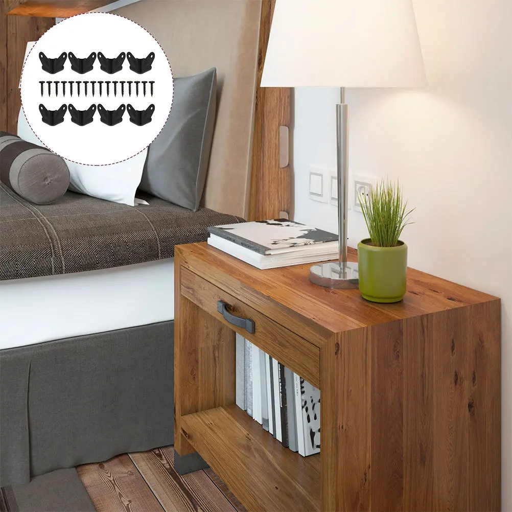 

16Pcs Metal Speaker Corner Protectors Cabinets Iron Corner Guards Sound Box Protection Anti Collision Speaker Cabinet Corners