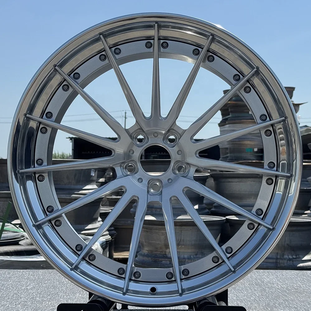2 Piece Custom 19 20 21 22 Inch Forged 6061-T6 Aluminum Alloy Wheel Rims 5x114.3 Passenger Car Wheel For Nissan Ferrari Toyota