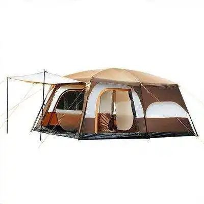 8-10 Person Camping Tent Outdoor Waterproof Luxury Camping Tent for Family Hiking