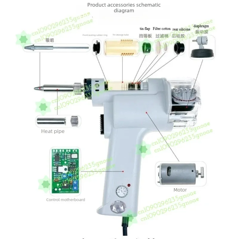 S-993A/S-997P/ PN-998 Absorb Electric Hot Air Gun Desoldering Pump Soldering Iron 110V/220V