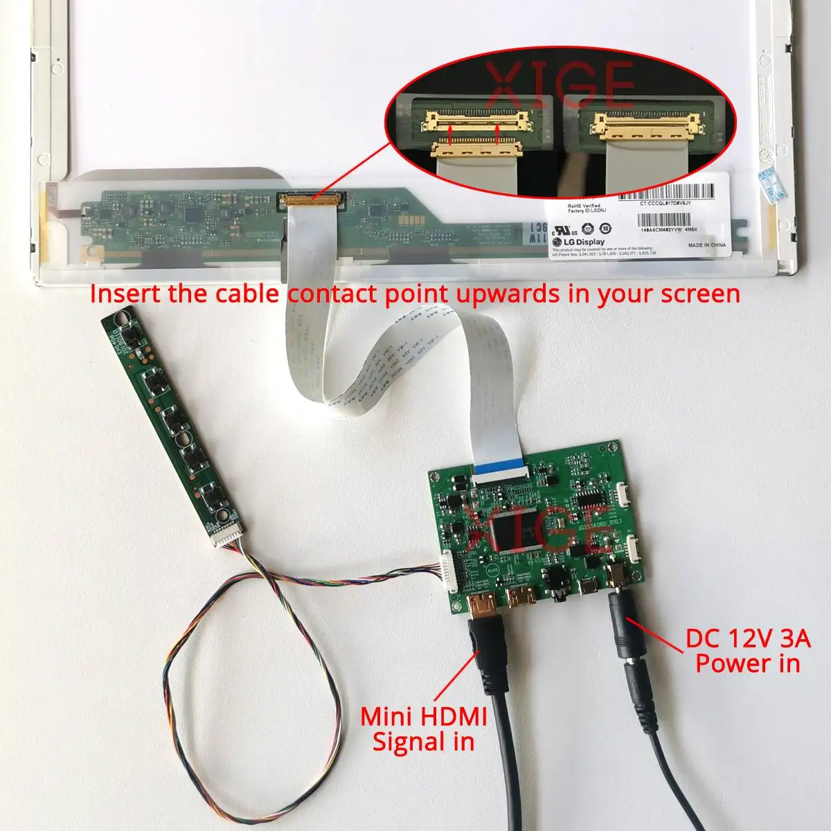 تحكم لوحة للقيادة ل N173HCE-G32/G33 N173HHE-G32 1920x1080 2Mini-HDMI شاشة الكمبيوتر المحمول 17.3 "مايكرو USB EDP 40-Pin لتقوم بها بنفسك عدة