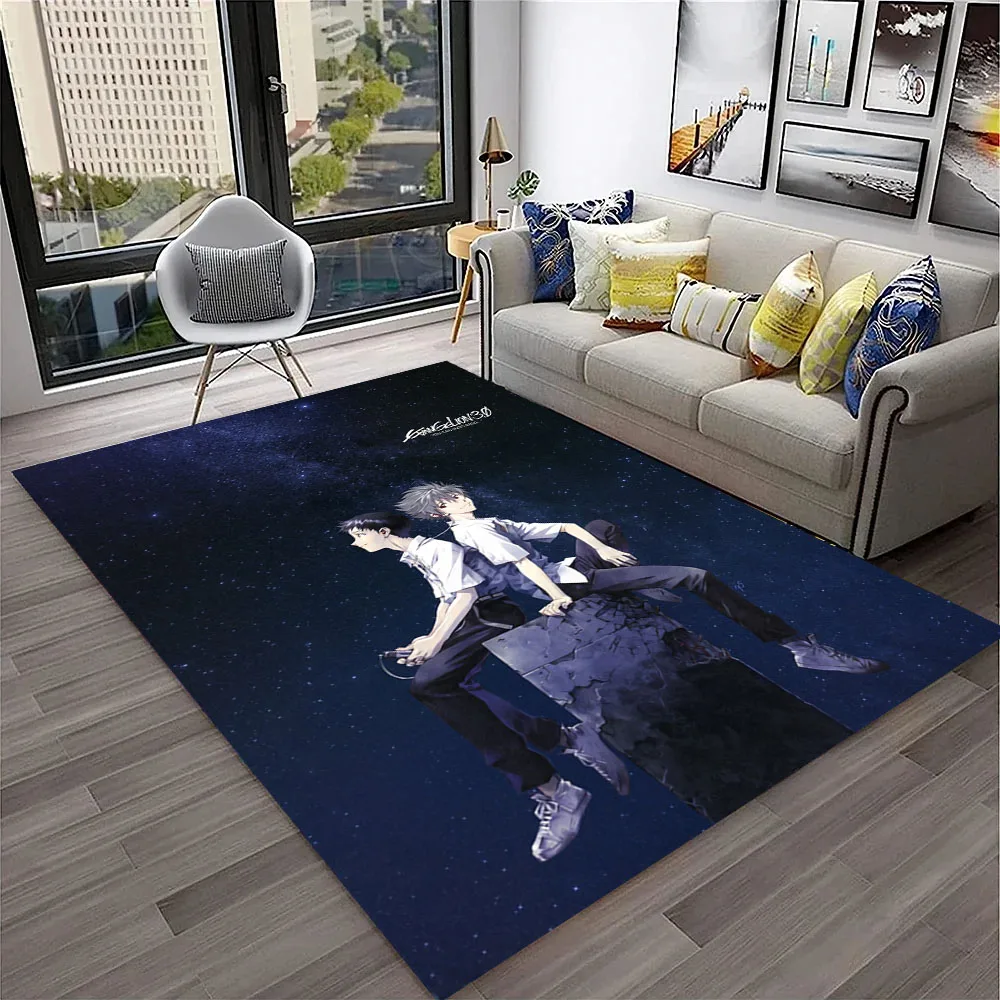 E-Evangelions Cartoon G-Genesis Anime Carpet Rug for Art Living Room Art Decor Sofa Home Kids Game Area Rug Non-slip Floor Mat