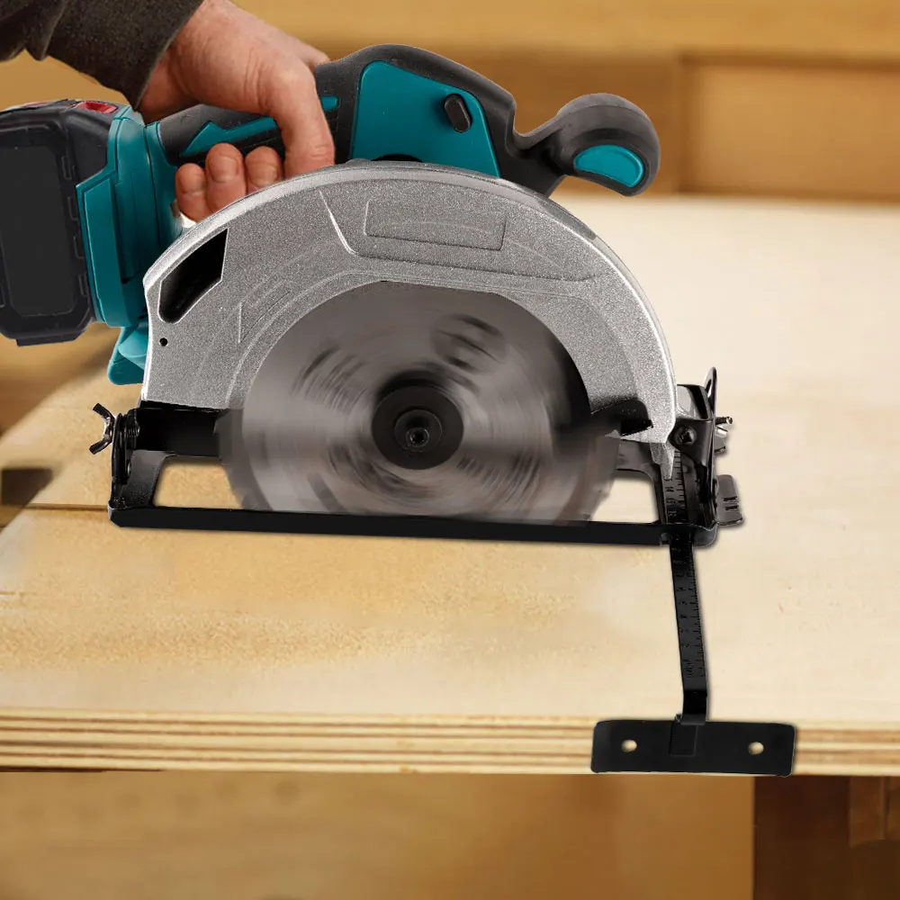 ONEVAN-sierra Circular eléctrica sin escobillas para madera, herramientas eléctricas de carpintería para batería Makita de 18V, 7 pulgadas