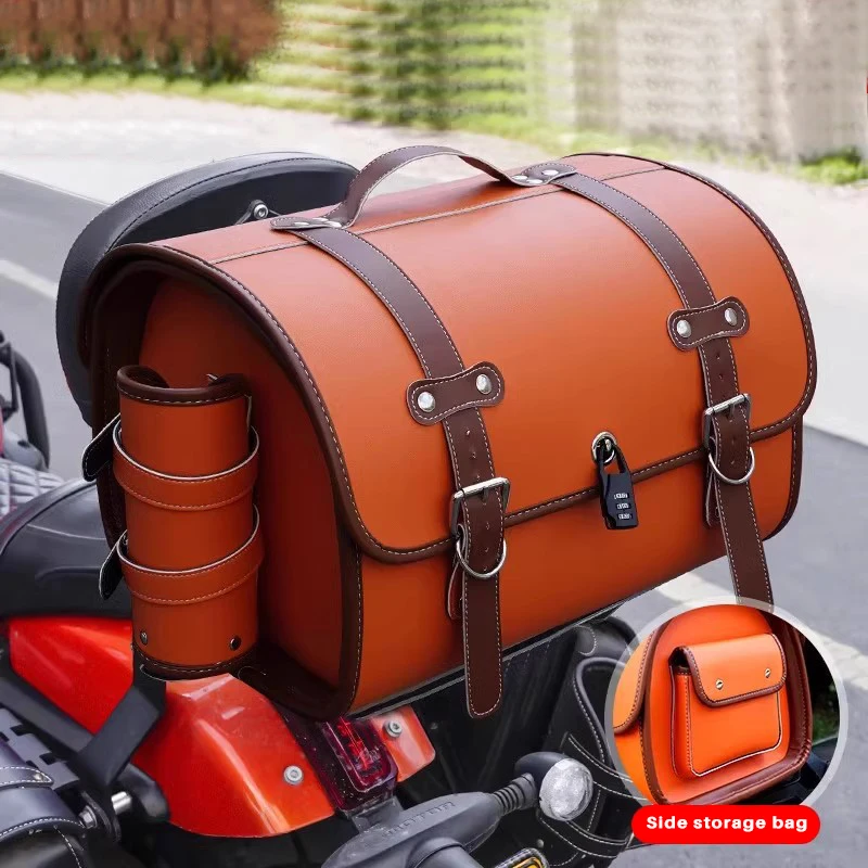 

Motorcycle Electric Bike Trunk Retro Motorcycle Trunk SV Motorcycle Trunk Convenient Disassembly Bag New Trend For Victoria Bag