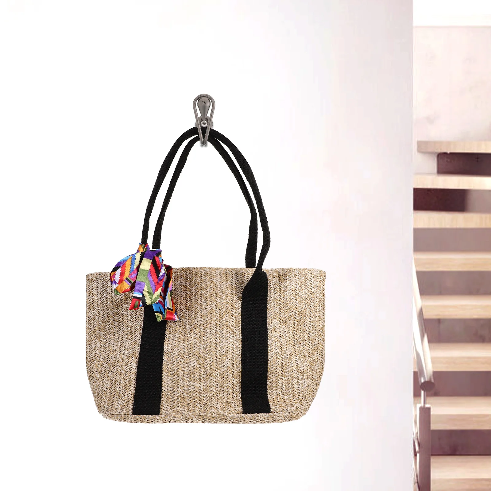 

2Pcs Water Drop Curtain Hooks Zinc Alloy Heavy Duty Wall Mounted Decorative Drapery Holdbacks for Home Office Hotel Use