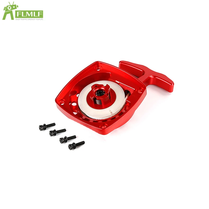 Alloy CNC Easy Started Pull Starter & Dial Kit for 1/5 HPI ROFUN BAHA ROVAN KM BAJA Losi 5ive T FG GoPed RedCat Rc Car Toy Parts