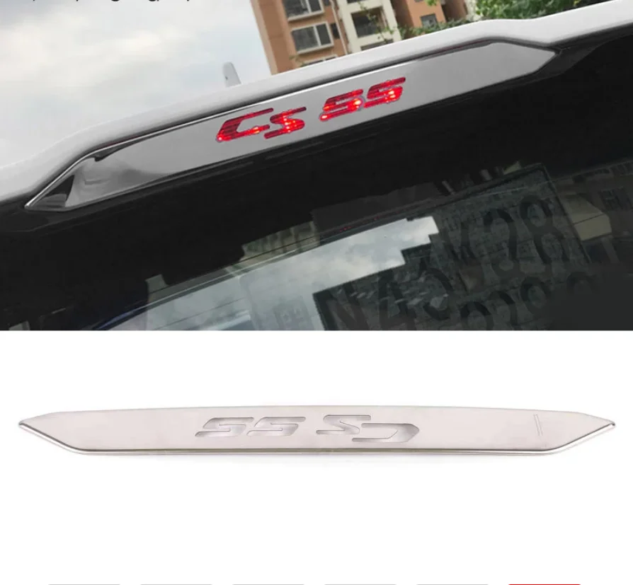 

For Changan CS55 2020 2021 Accessories Rear Brake Indicator Lights Cover Frame Decoration Exterior Beautiful Styling Trim