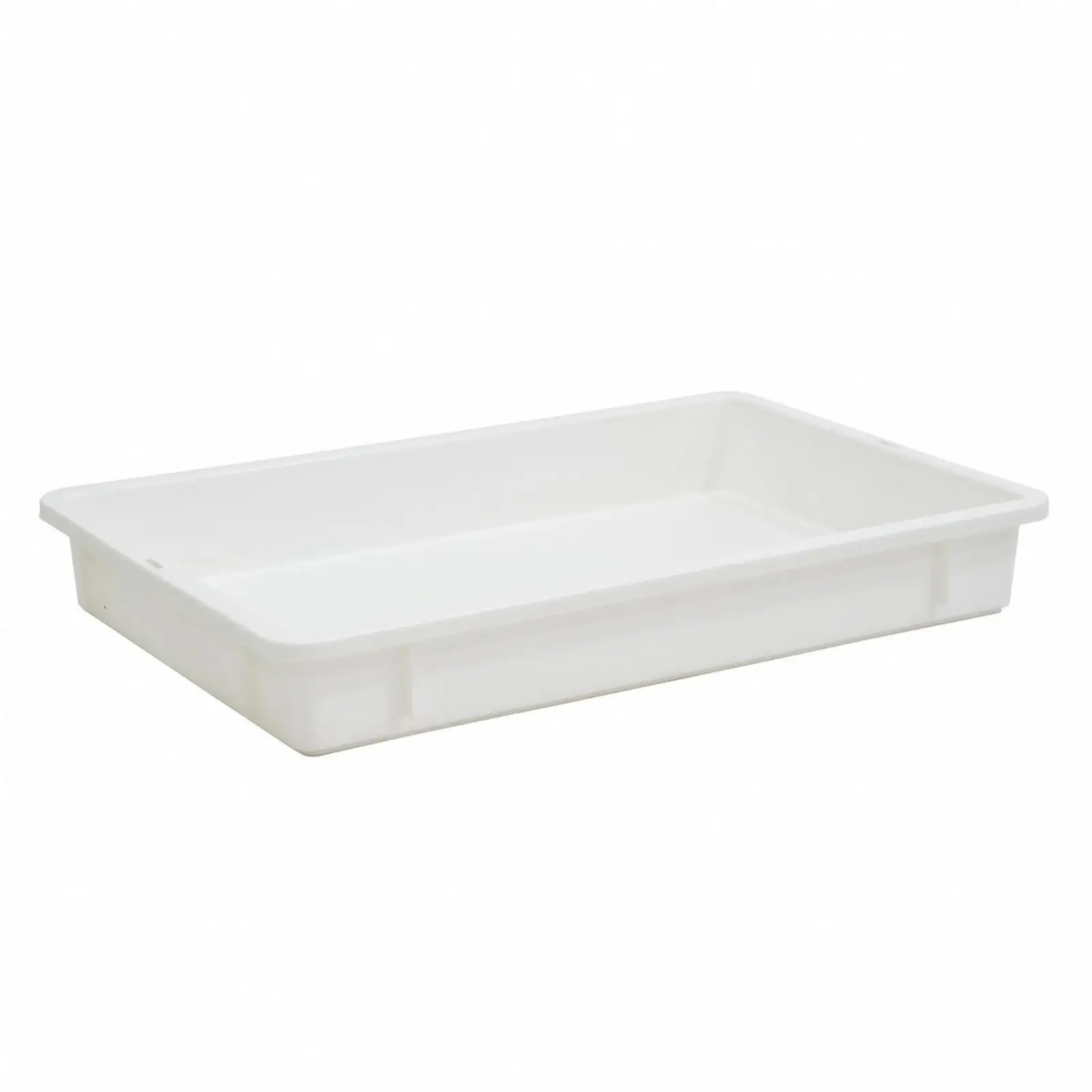 Rectangular Dough Fermentation Tray Food Grade HDPE Proofing Box for Pizza Bread Baking Stackable Container