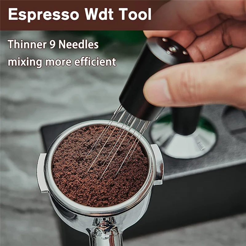 AF93-1 Buah Alat Distribusi Alat Distribusi Espresso untuk Alat Pengaduk Kopi Pengaduk Espresso dengan Dudukan