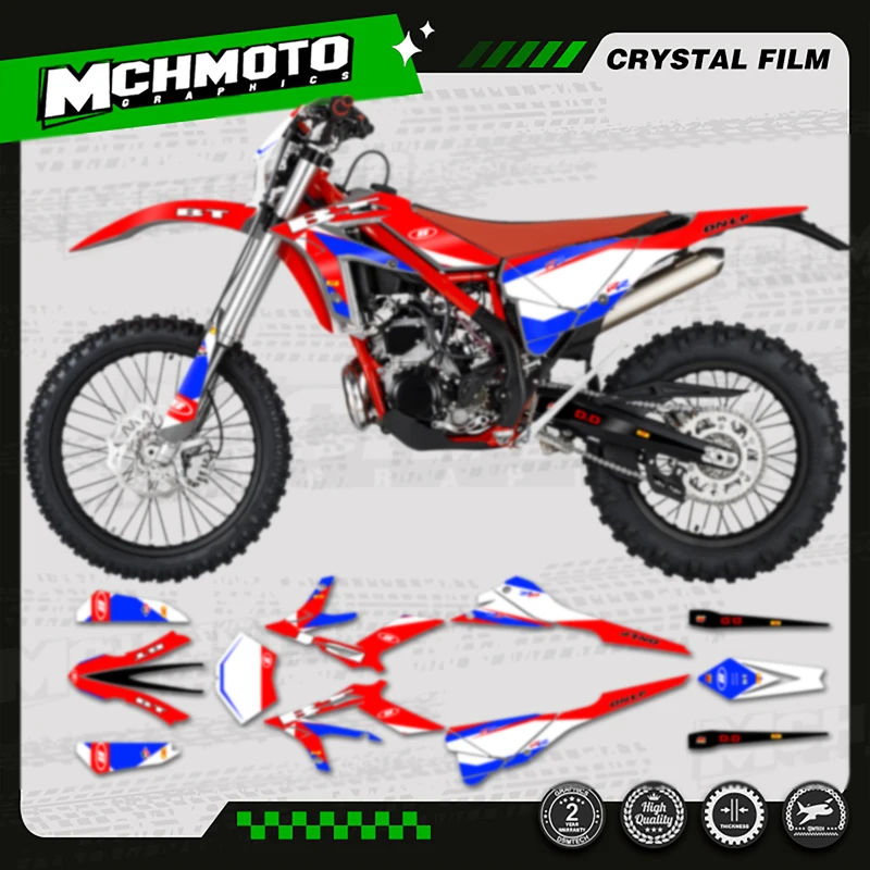 MCHMFG Motorcycle Team Motorcycle Decal Stickers For Beta Xtrainer 2015-2019 2015 2016 2017 2018 2019 250 300 350 -007