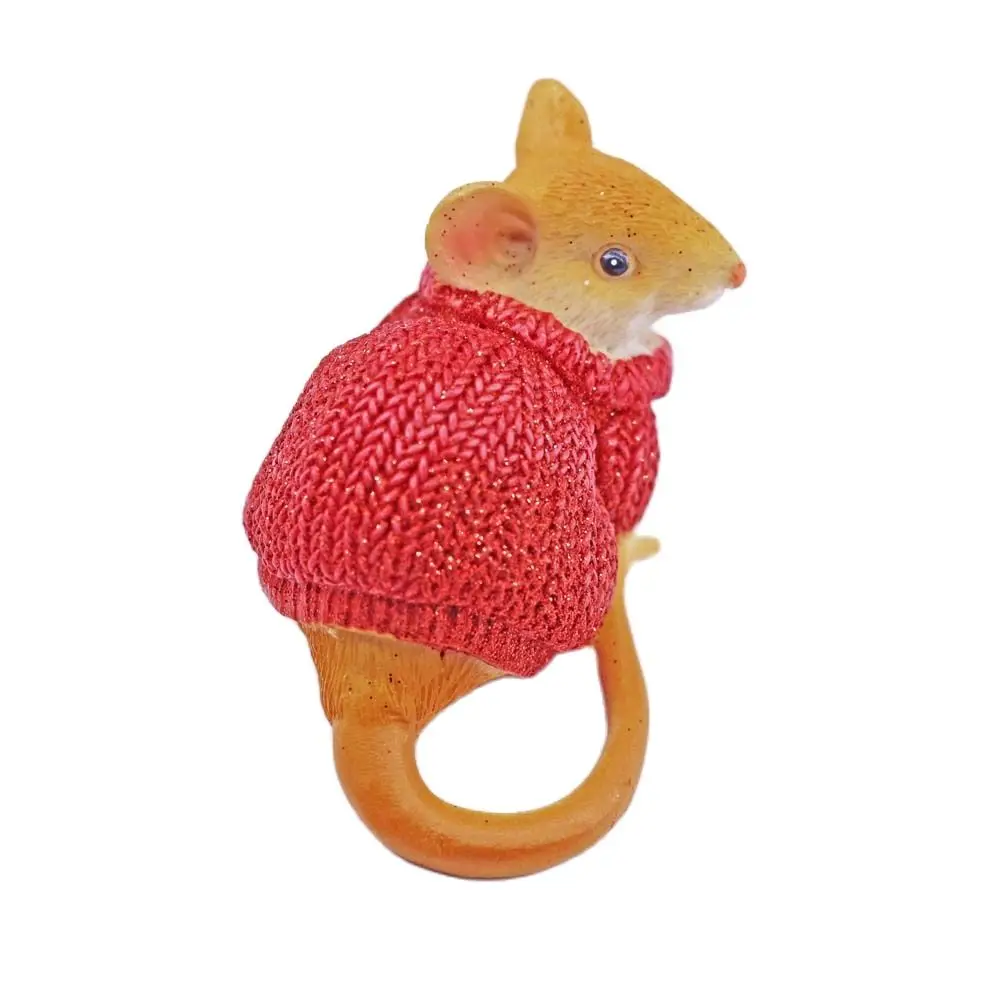 3D Mouse Silicone Mold for Chocolate Cake Soap Wax Ice Cube Polymer Baking Christmas Sweater Design Kitchen Crafting Tool